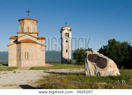 Orthodoxe Kirche in prespa Region Neubau