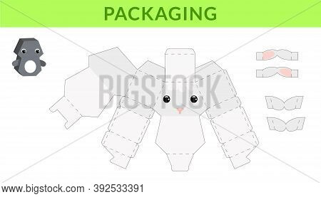 Party Favor Die Cut Sheep Box For Birthdays, Baby Showers For Sweets, Candies, Small Presents, Baker