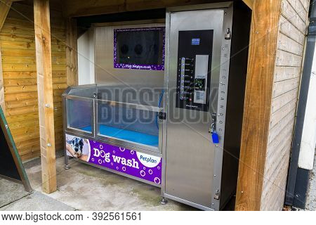 Port Talbot, United Kingdom, Polygon Automatic Dog Wash , Margam Country Park, Port Talbot On Decemb
