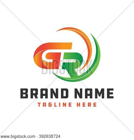 Monogram Logo Design Letter Gr Or Brand