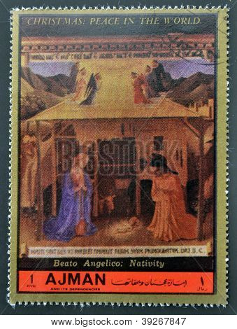 collection peace in the world shows the work of Fra Angelico Nativity