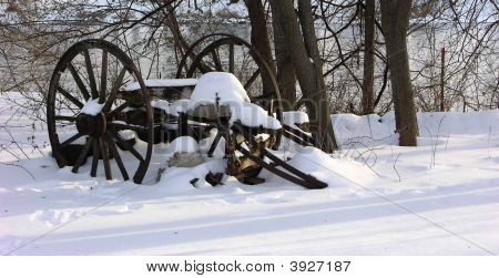 Wagon de l'hiver