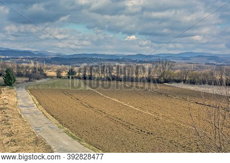Jadar River Valley In Serbia