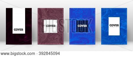 Abstract Cover. Likable Design Template. Suminagashi Marble Hipster Poster. Likable Trendy Abstract 