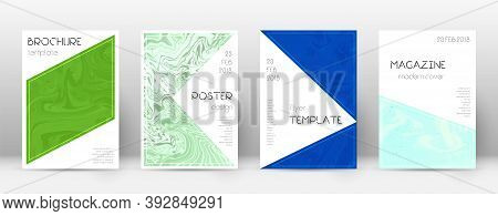 Abstract Cover. Resplendent Design Template. Suminagashi Marble Triangle Poster. Resplendent Trendy 