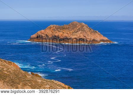 Berlenga island - Portugal - architecture background