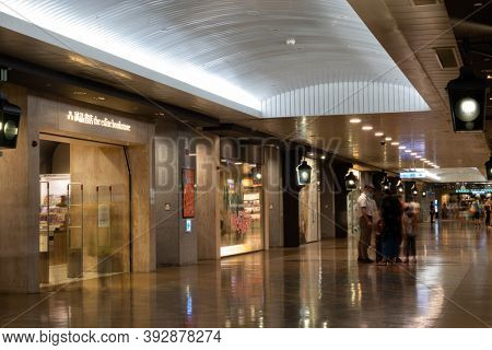 Taipei, Taiwan - Oct 4th, 2020: the eslite bookstore at Taipei City Mall at Taipei city, Taiwan, Asia