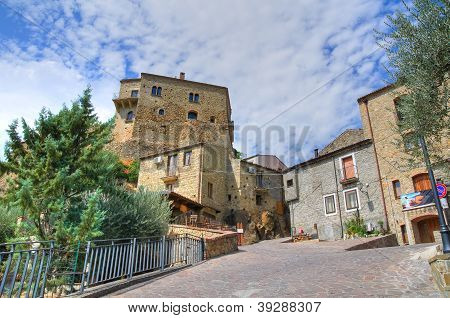 Steegje. Valsinni. Basilicata. Italië.