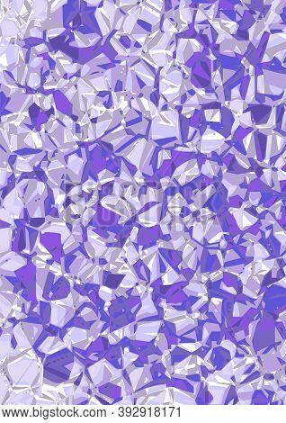 Beautiful Background With Amethyst Crystals. There Is An Option In The Vector.