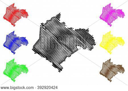 Morgan County, Kentucky (u.s. County, United States Of America, Usa, U.s., Us) Map Vector Illustrati