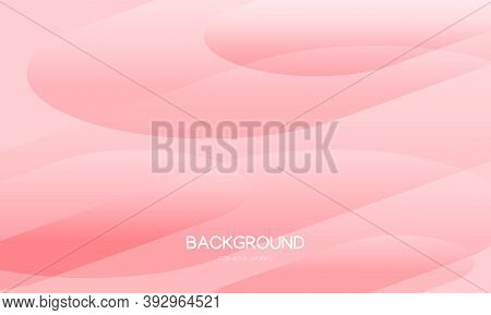 Pink Abstract Background With Geometric Shapes Composition.
