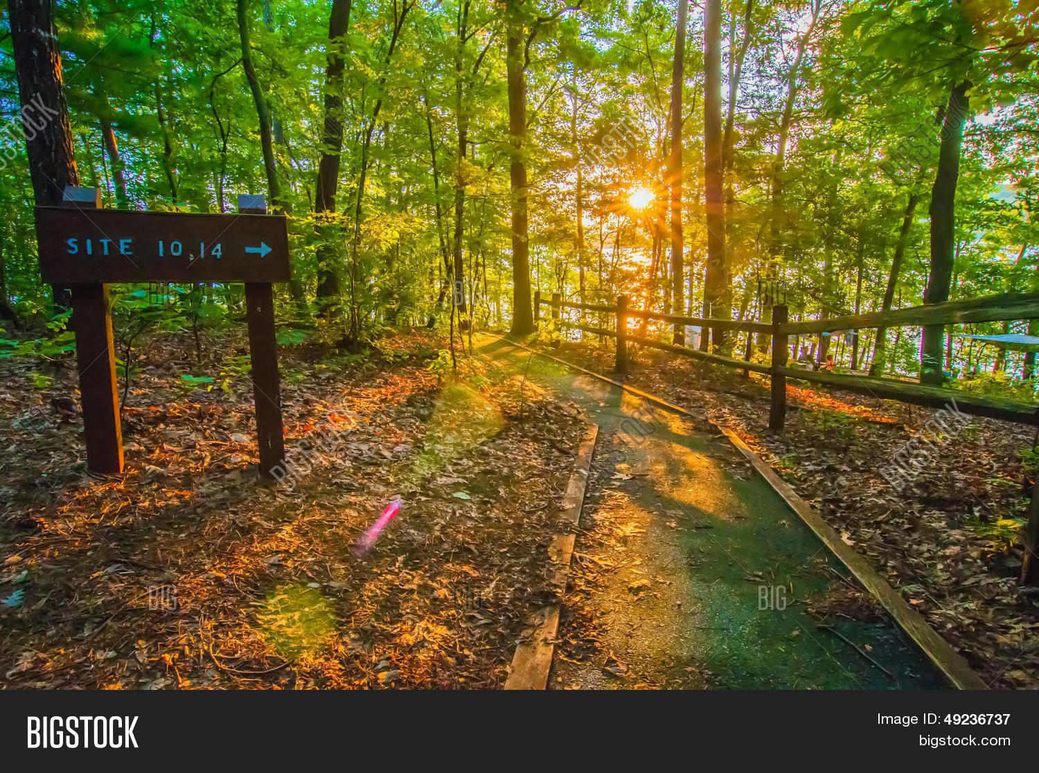 Direction Sign Camping Image & Photo (Free Trial) | Bigstock