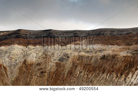 The Gran Cratere. Island Of Vulcano