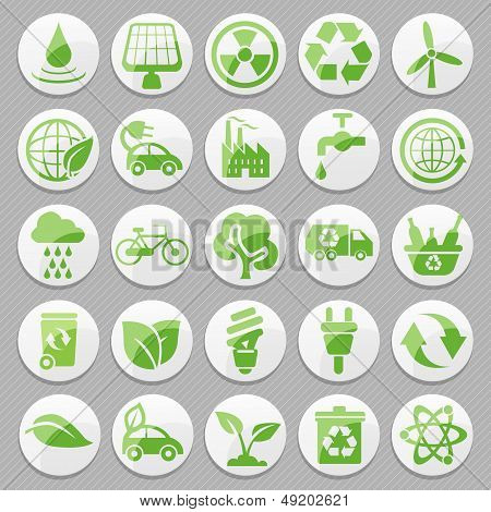 vector eco icons