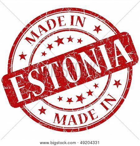Made In Estonia Stamp