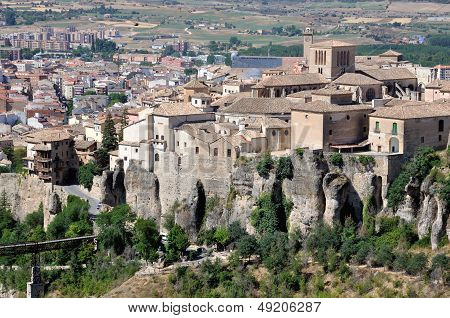 Aerial View Of Cuenca, Spain