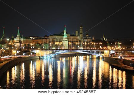 Kremlin At Night
