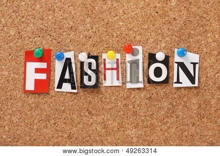 The word Fashion