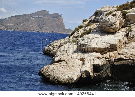 coast of rocks