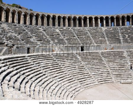 Gamle græske Amphitheater Aspendos - Tyrkiet