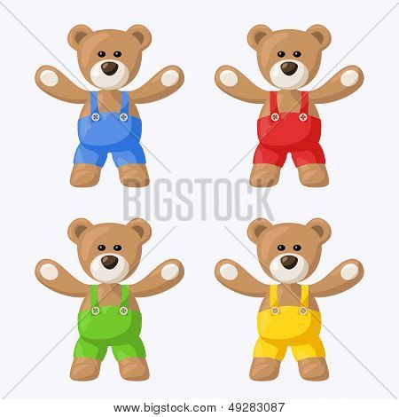 Teddy Bears With Pants