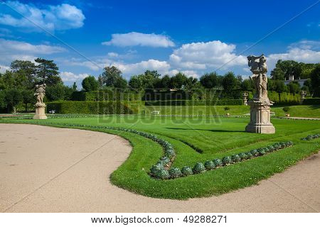 Garden Park In Dobris