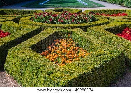Garden Park In Dobris