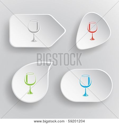 Goblet. White flat raster buttons on gray background.