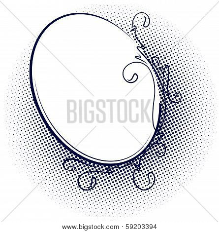 Elegant Oval Frame