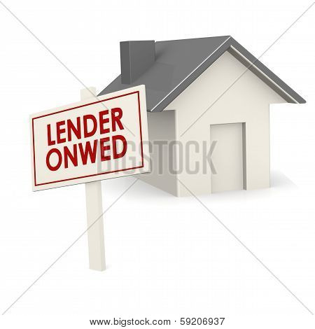 Lender Owned Banner With House