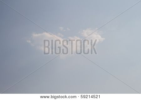 Blue Sky And Cloud  Background.