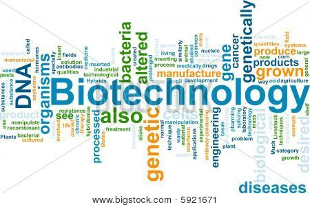 Biotechnologie slovo mrak