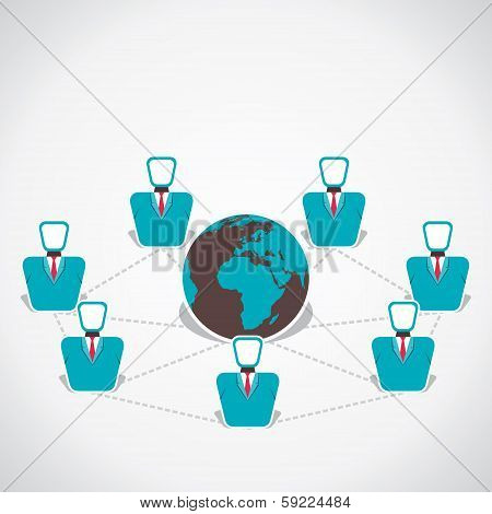 global connection around the world