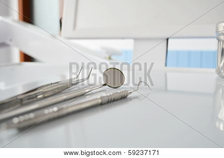 Dental Equipment On Dental Unit