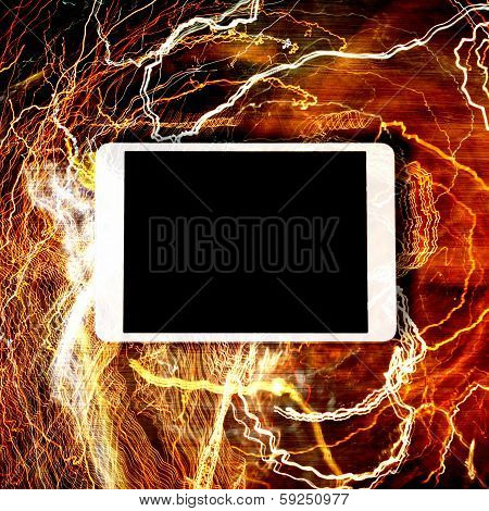 Tablet Concept With Lightnings