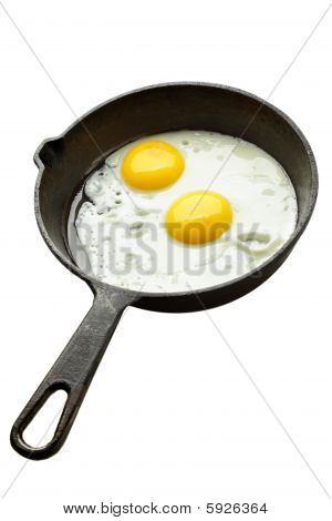 Vejce smažená na pánvi