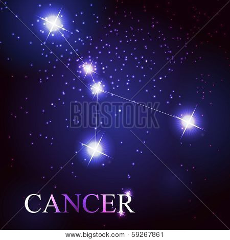 cancer zodiac sign of the beautiful bright stars