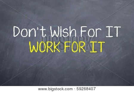 Work Hard to Achieve