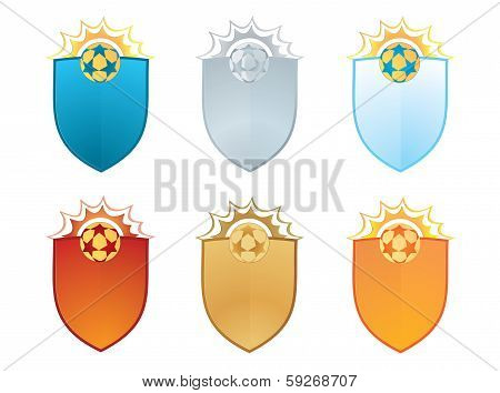 Vector emblems for sports clubs