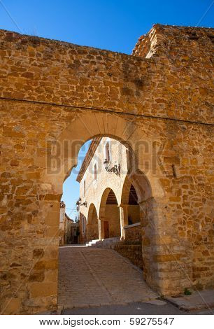 Benassal Arc de la Mola Benasal in Maestrazgo Castellon at spain