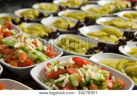 Buffet style appetizer