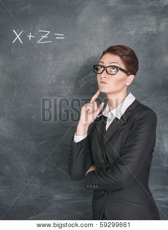 Teacher Solving Equation