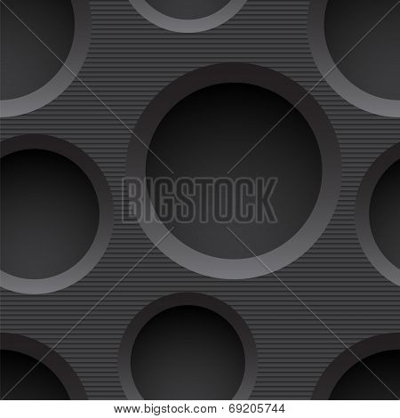 Seamless plastic background with holes