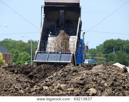 Dump Truck with Dirt