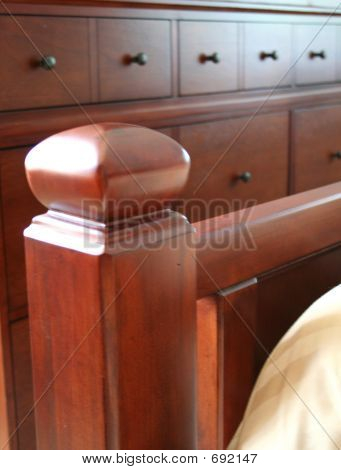 Zachte Bedpost met Dresser