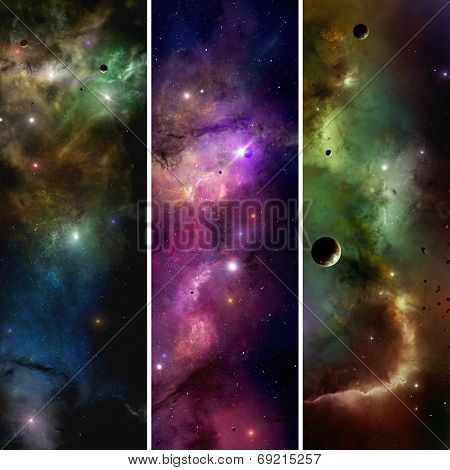 Galaxy Banners
