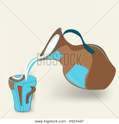 Jarra de leche