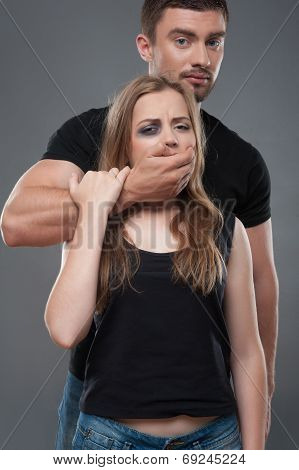 Violence of man against woman