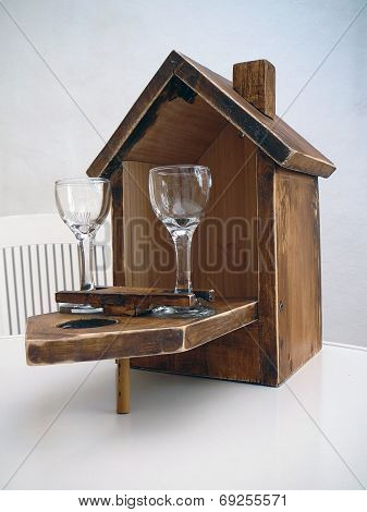 Bird box drinks cabinet