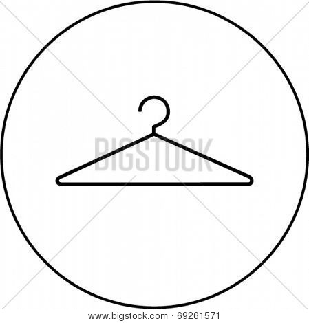 wire clothes hanger symbol